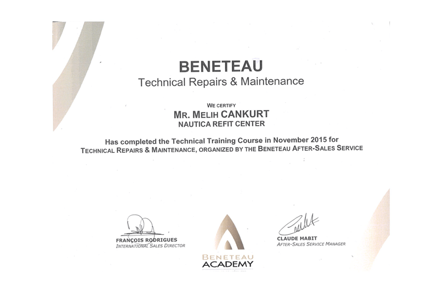 benetau-certificate
